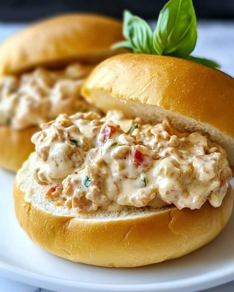 Chicken Alfredo Sloppy Joes Recipe