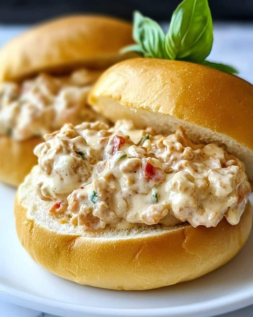 Chicken Alfredo Sloppy Joes Recipe