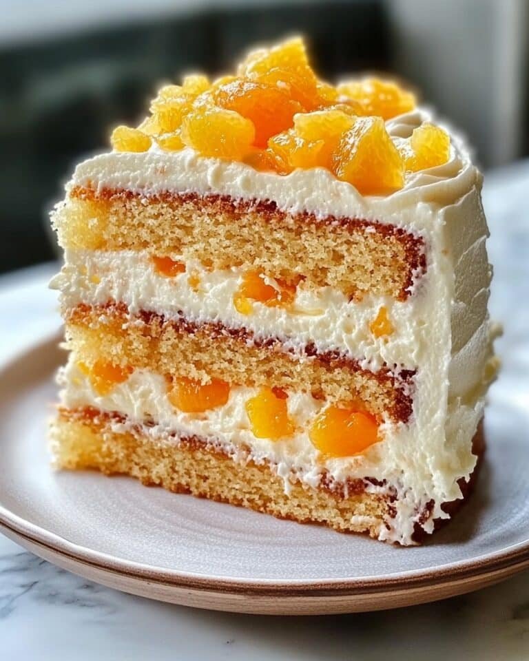 Pineapple Carrot Cream Cake : Moist & Tropical Recipe