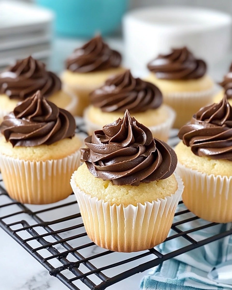 Boston Cream Pie Cupcakes Recipe - Recipe Image
