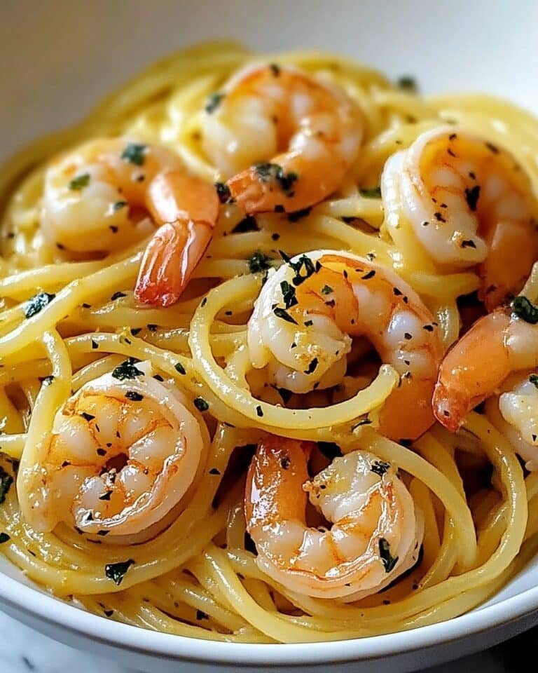 One-Pot Garlic Butter Shrimp Pasta Recipe