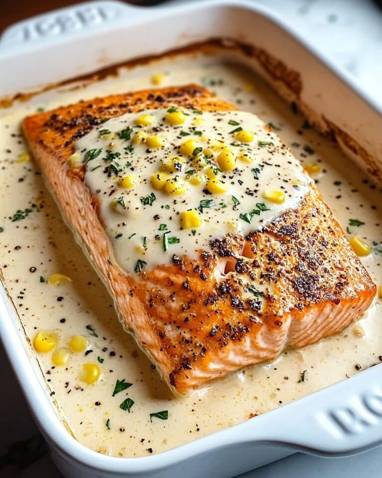 Baked Boursin Salmon Recipe
