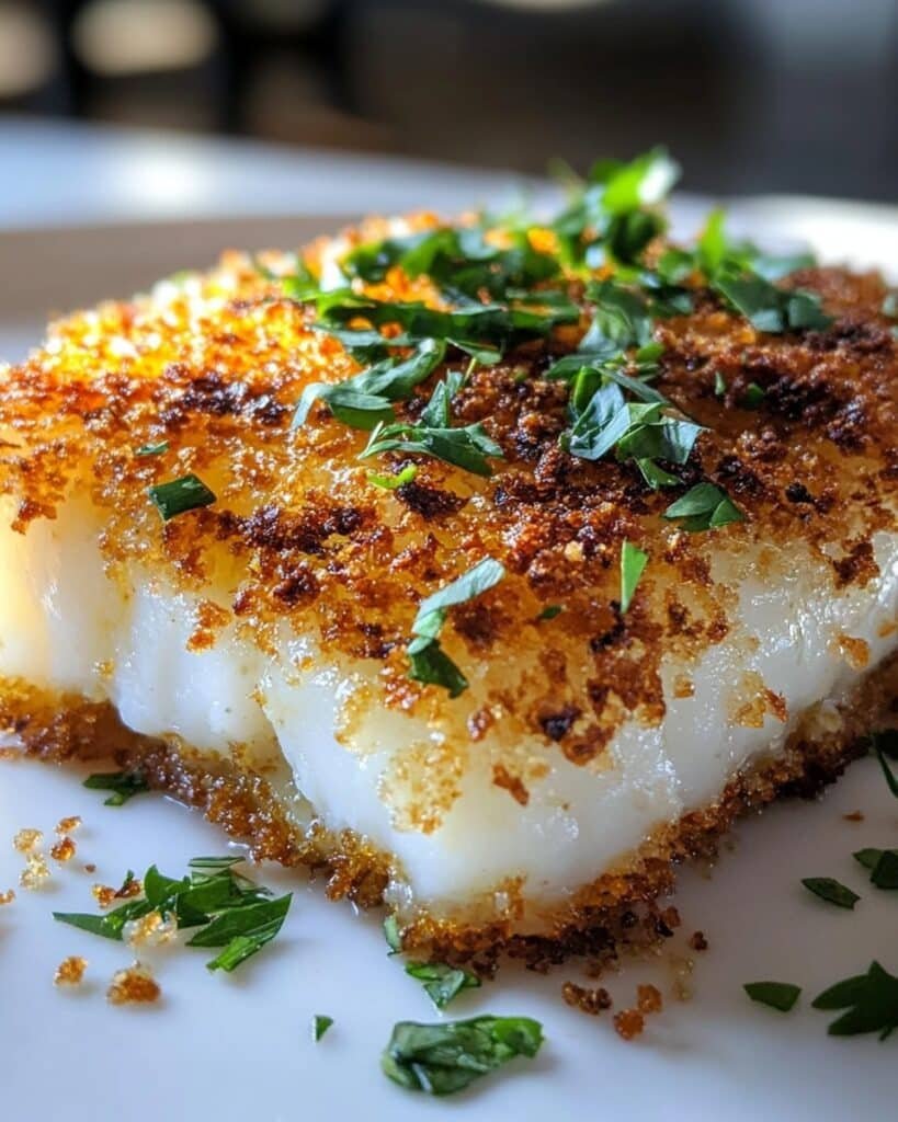 Garlic Parmesan Crusted Halibut: 15-Minute Baked Perfection Recipe