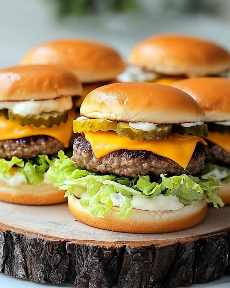 Best Recipe for Mini Big Mac Cheeseburgers Recipe
