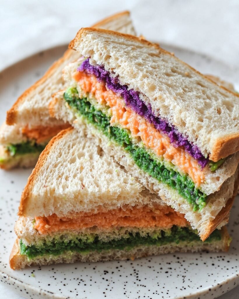 Easy Colorful Tea Sandwiches Recipe