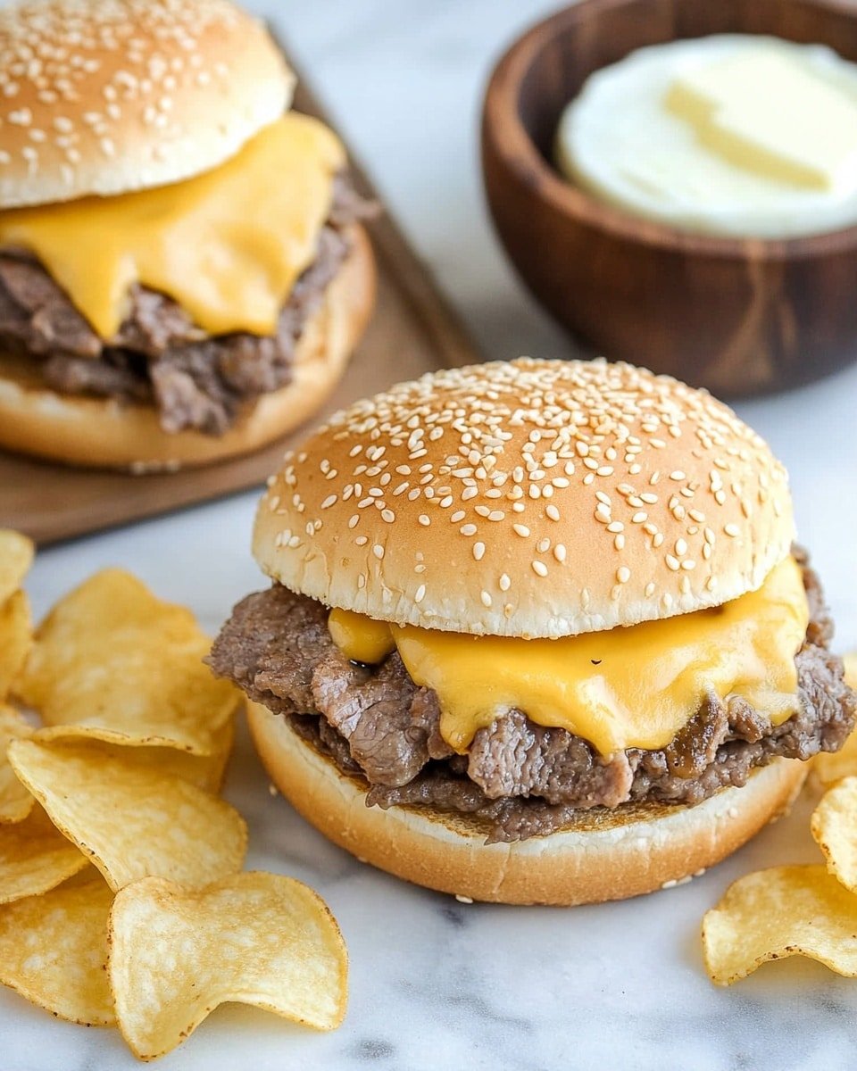 Instant Pot Beef and Cheddar Sandwiches Recipe - Recipe Image