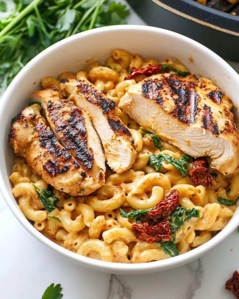 Tuscan Chicken Mac and Cheese Recipe