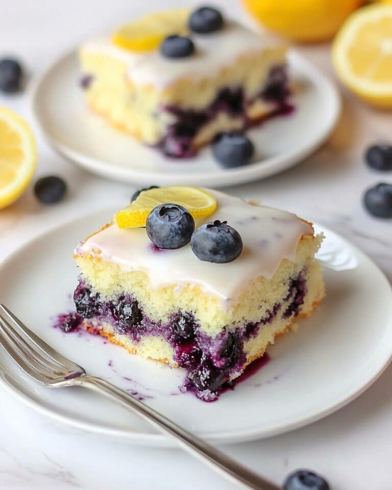 Lemon Blueberry Sheet Cake Recipe