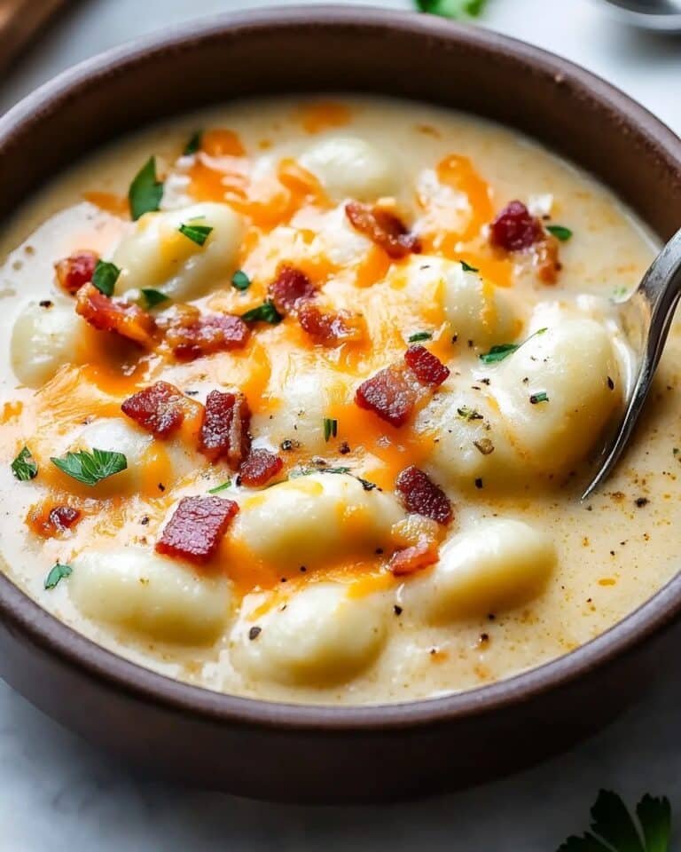 Bacon Cheddar Gnocchi Soup Recipe