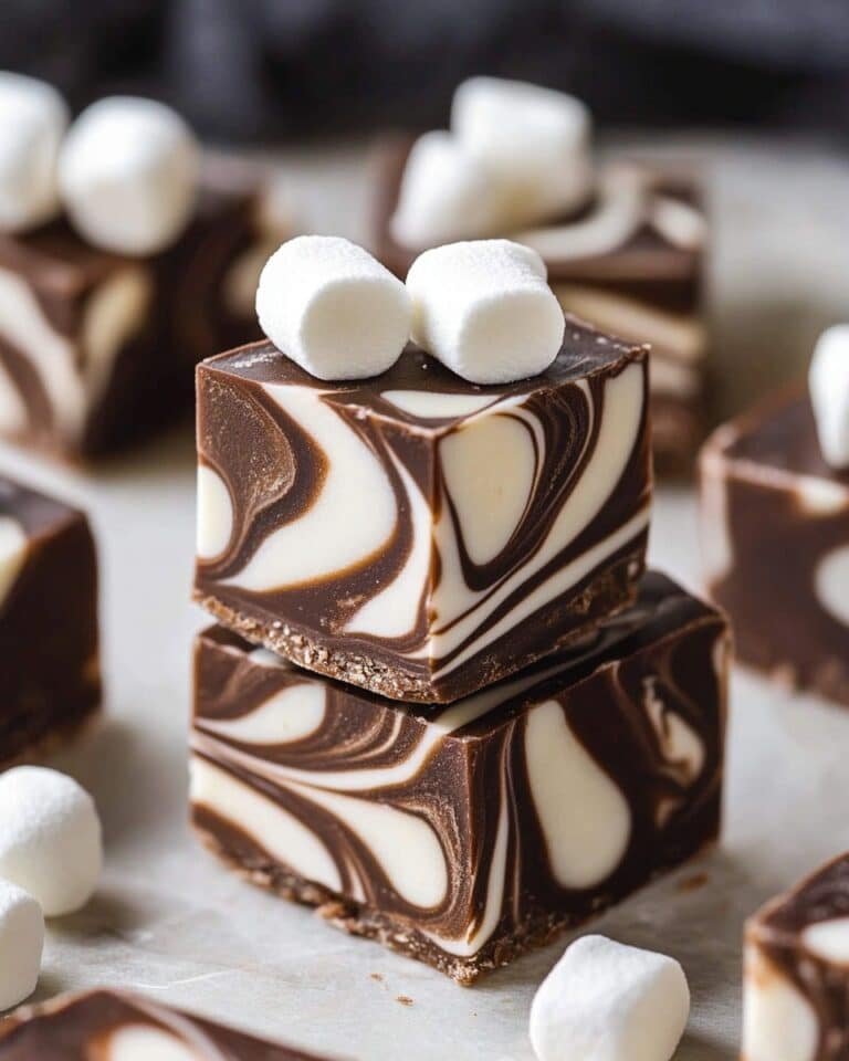 Marshmallow Swirl Fudge Recipe