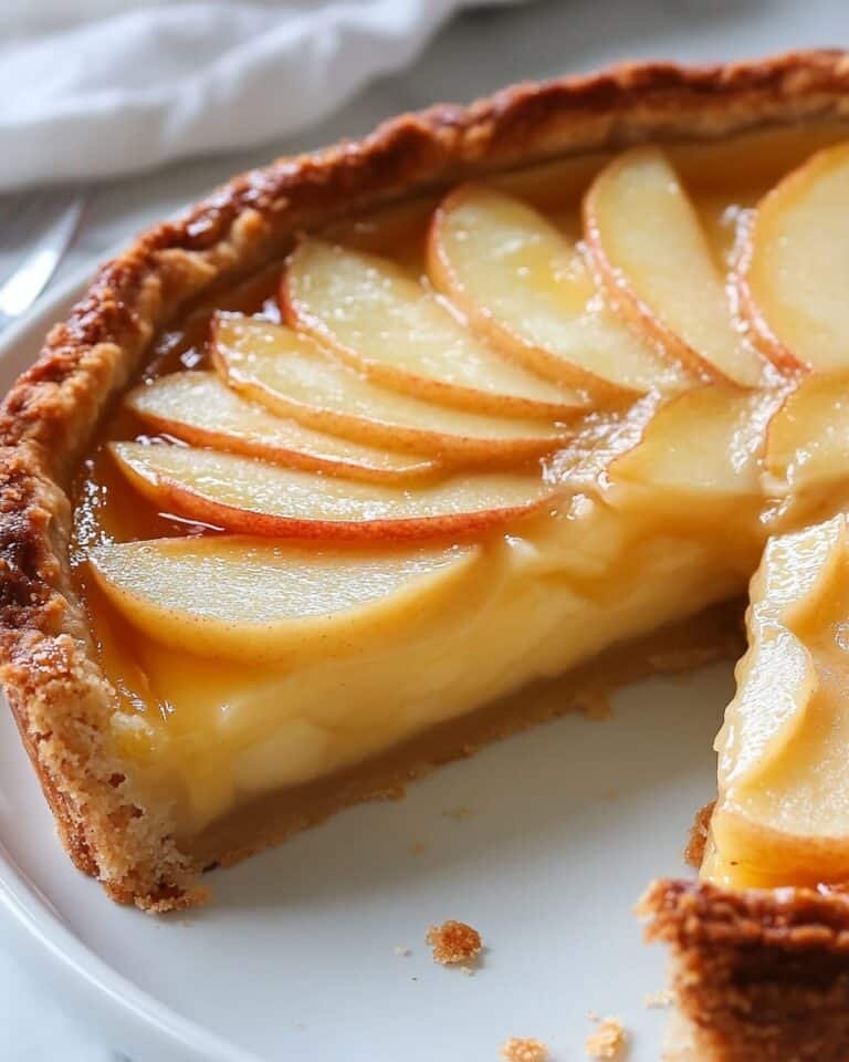 Apple and Custard Impossible Pie Recipe