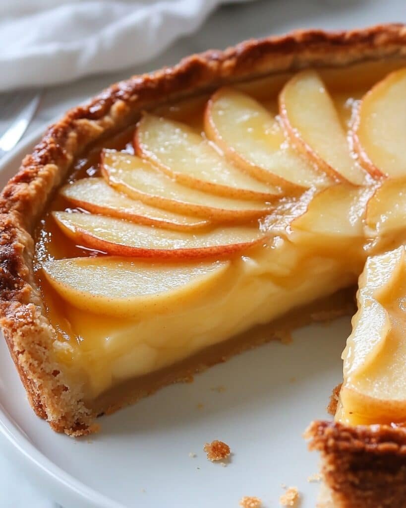 Apple and Custard Impossible Pie Recipe