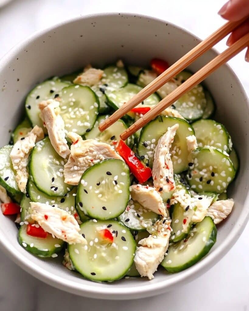 Easy California Roll Cucumber Salad Recipe