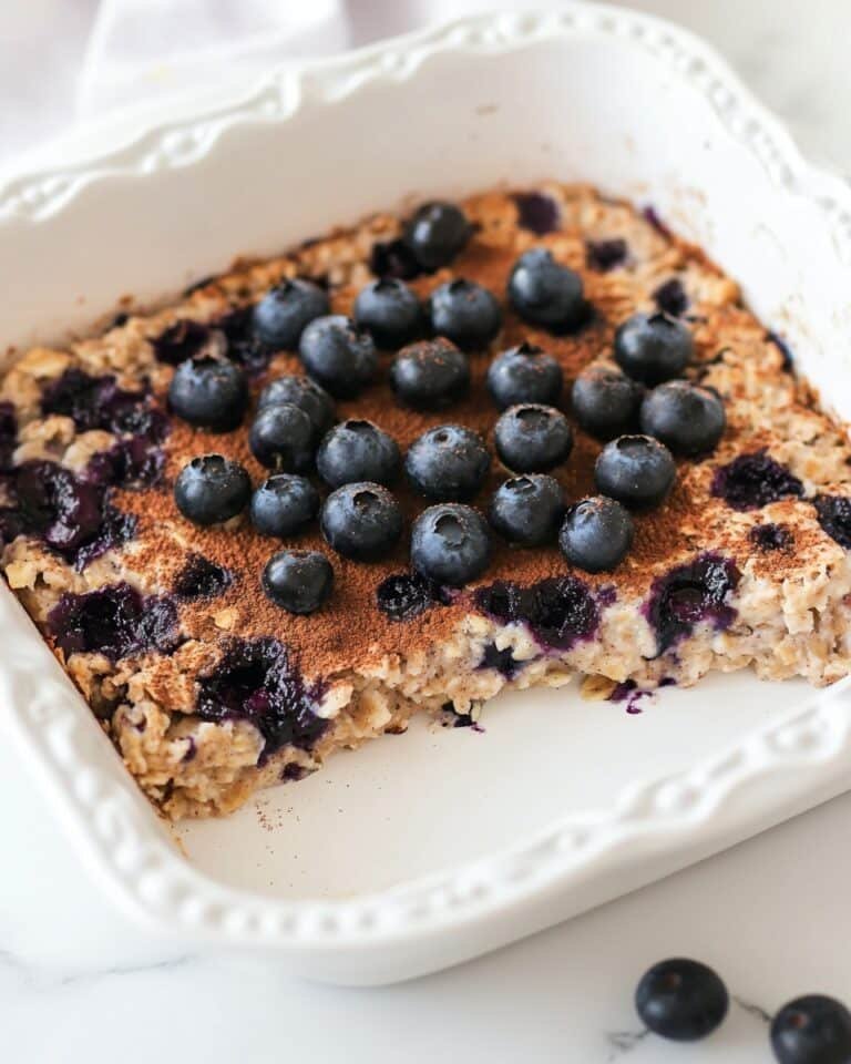 Blueberry Cottage Cheese Breakfast Bake Recipe