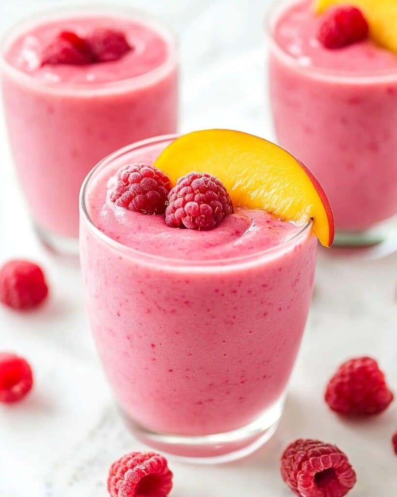 Raspberry Peach Smoothie Recipe