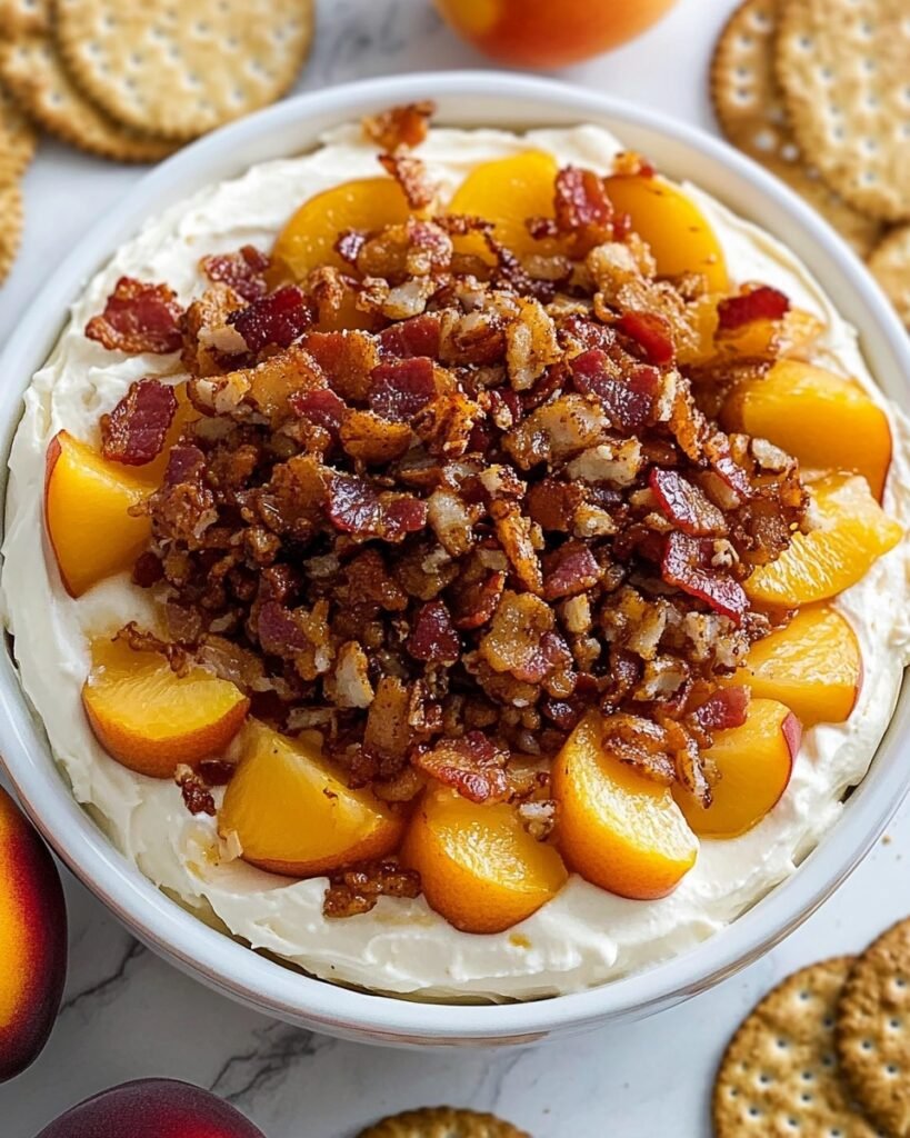 Bourbon Peach Pecan Dip Recipe