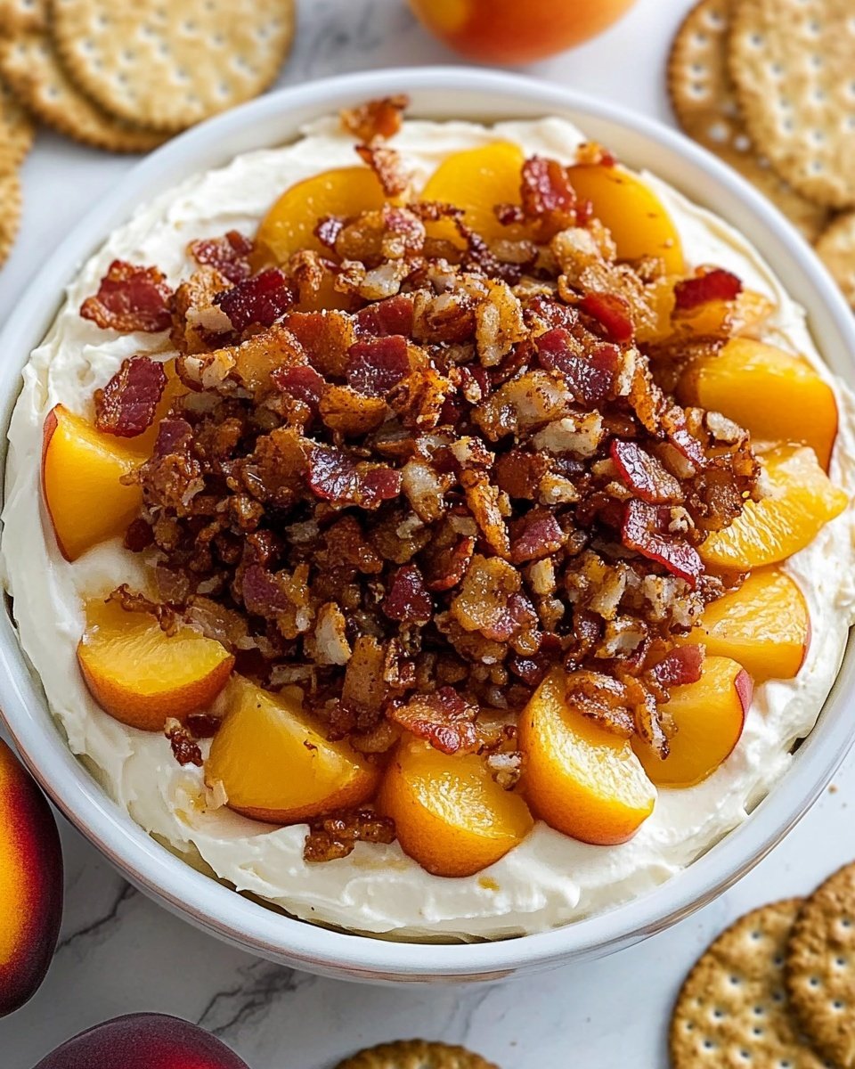 Bourbon Peach Pecan Dip Recipe