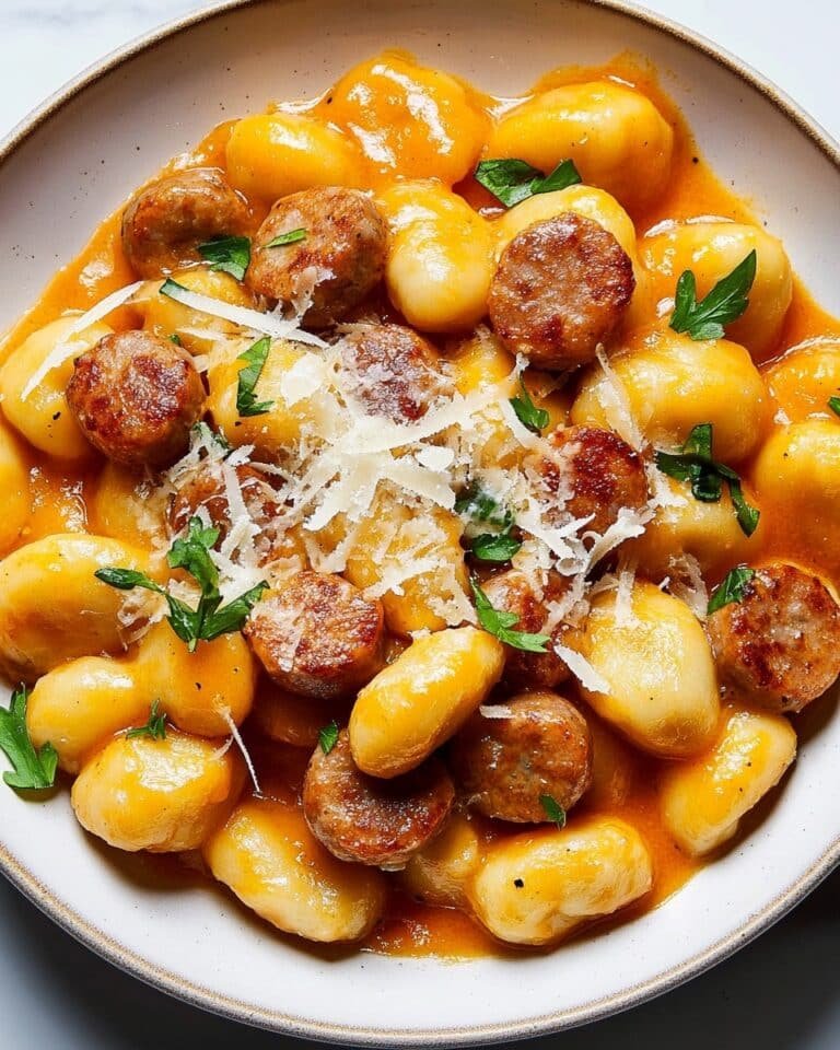 Creamy Pumpkin Gnocchi with Italian Sausage Recipe