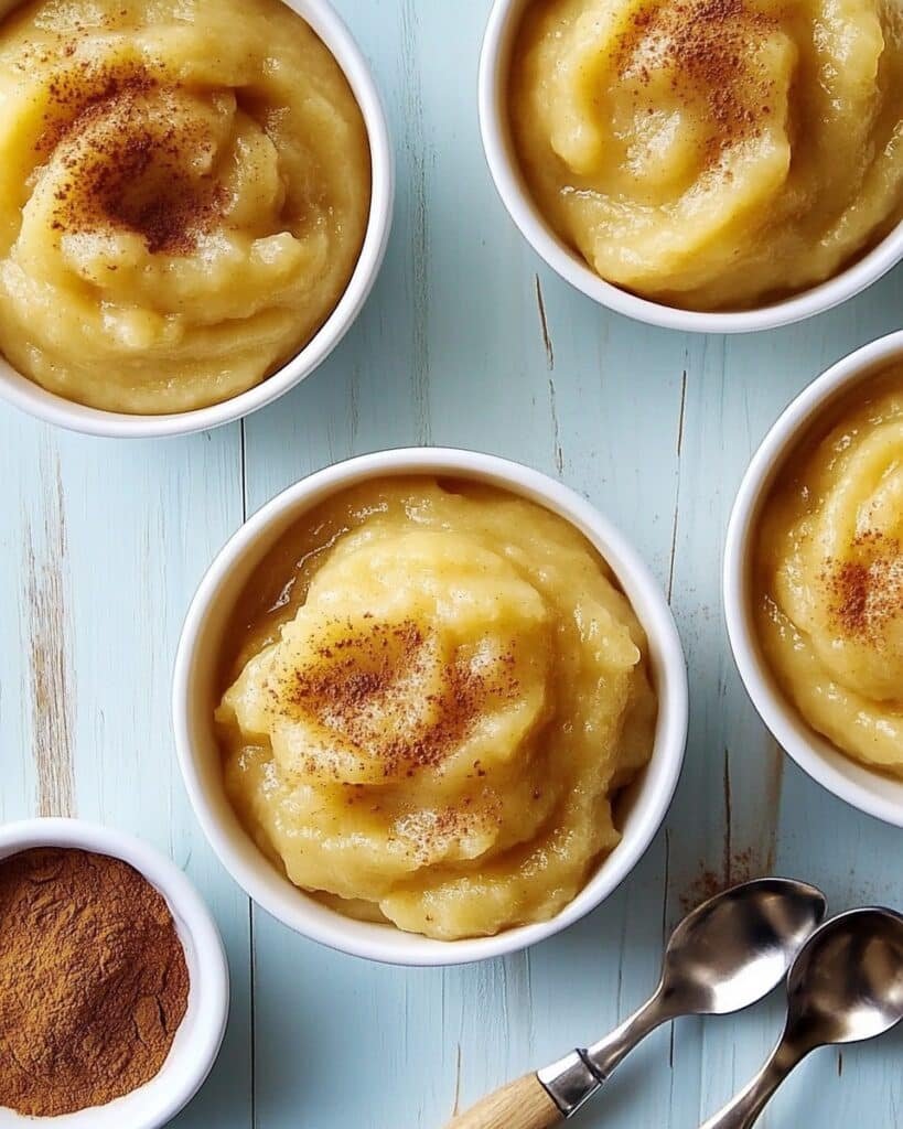 Homemade Applesauce with Maple Syrup and Cinnamon Recipe