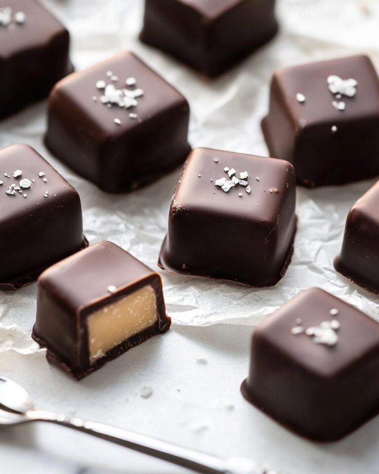 Chocolate Covered Caramels with Sea Salt Recipe
