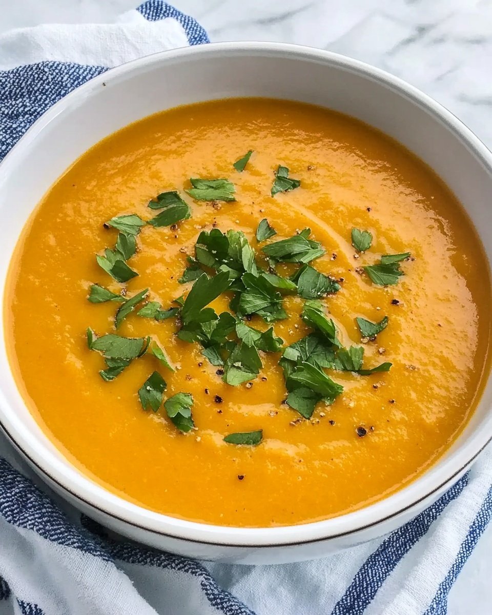 Creamy Pumpkin Soup with Maple Syrup and Spiced Finish Recipe