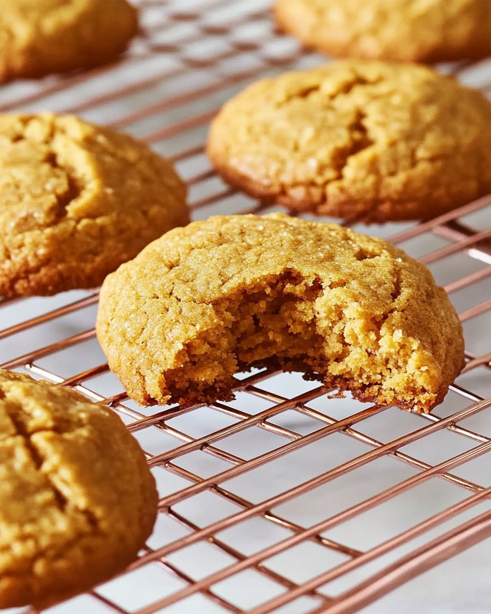 Twelve small round muffins with a rough, cracked top texture in a golden-brown color are evenly spaced on a copper cooling rack. The wire rack has a grid pattern and sits on a white marbled surface. The muffins look soft and slightly puffy, each showing natural cracks across the top with a warm, golden tone. Photo taken with an iphone --ar 4:5 --v 6.1