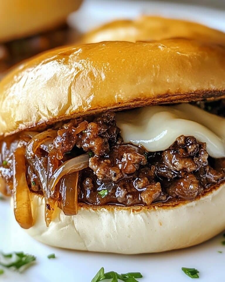 Irresistible French Onion Beef Sloppy Joes Recipe