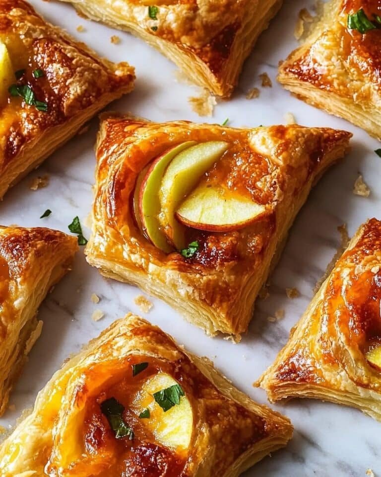 Apple Cheddar Puff Pastry Bundles Recipe
