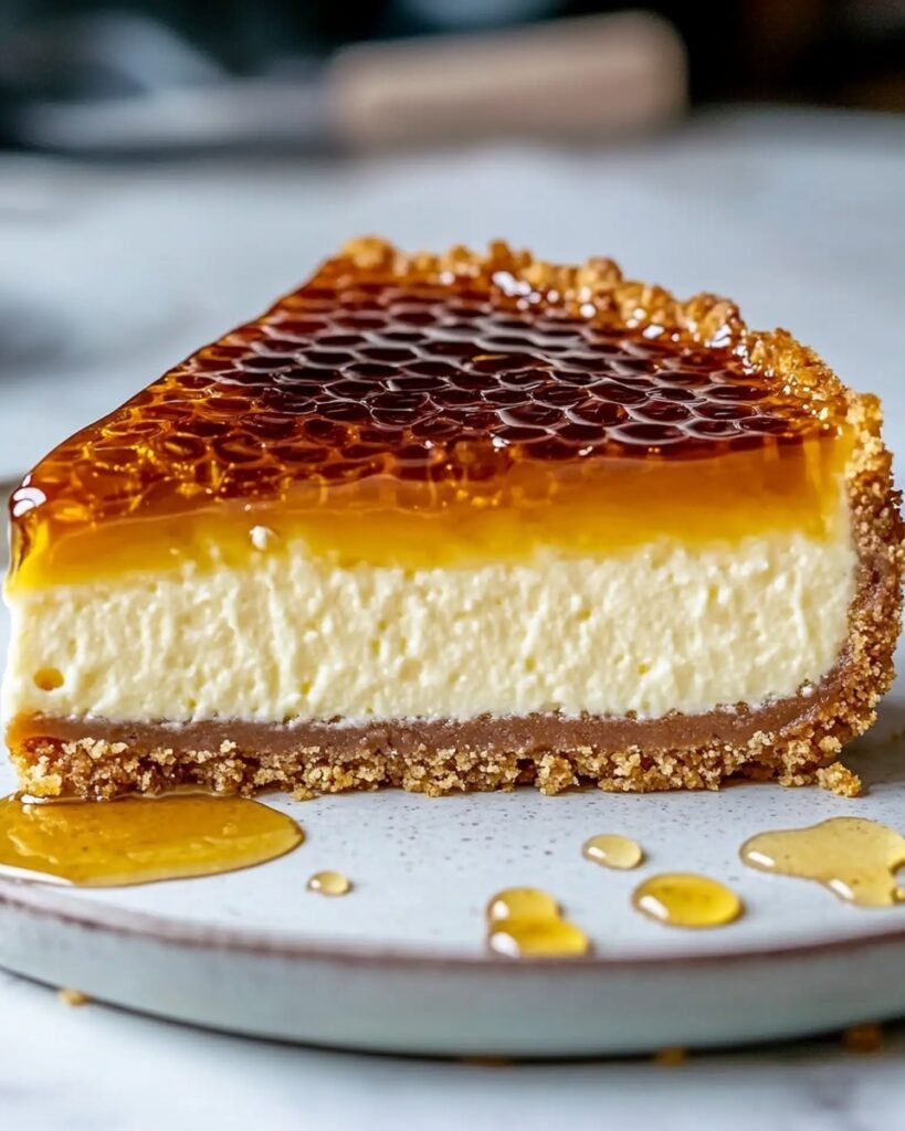 Lemon Lavender Cheesecake with Honeycomb Recipe