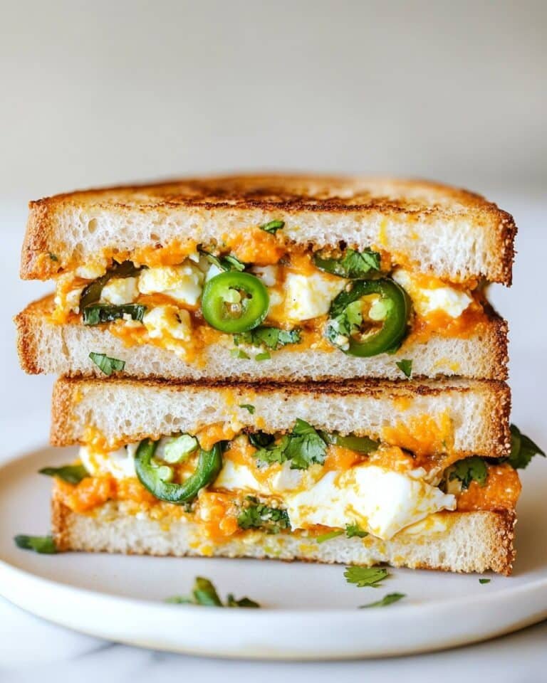 Crispy Egg Salad with Mozzarella and Sriracha Recipe