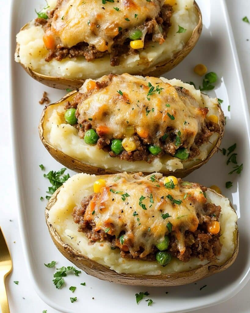 Shepherd’s Pie Baked Potatoes Recipe