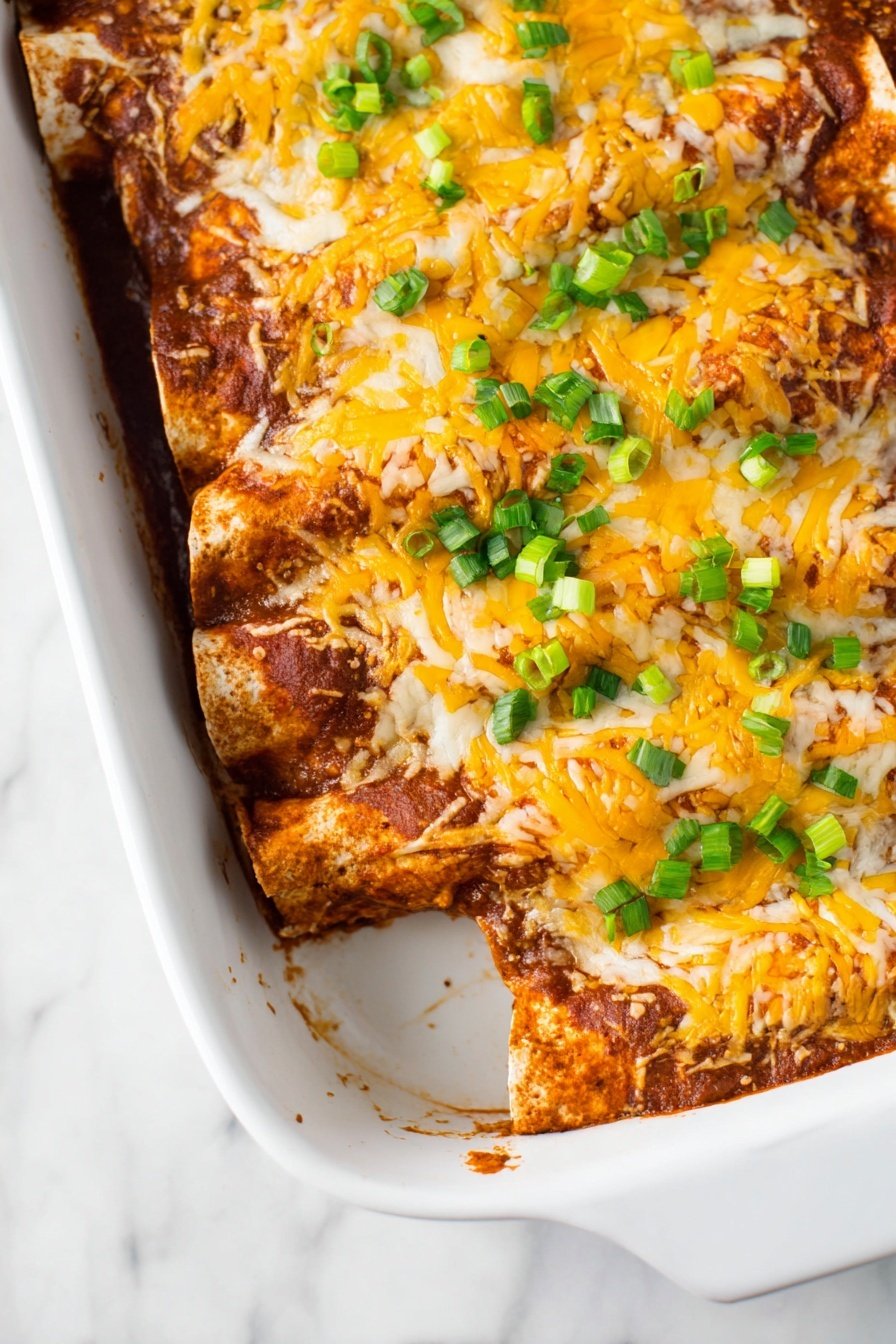 Healthy Leftover Turkey Enchiladas Recipe - Serving Suggestion