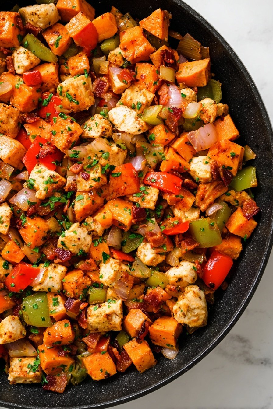 Turkey Hash with Sweet Potatoes, Bell Peppers, and Creole Seasoning Recipe - Recipe Step