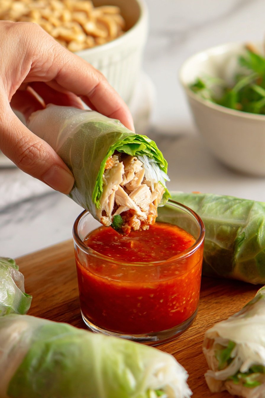 Leftover Turkey Spring Rolls Recipe - Recipe Step