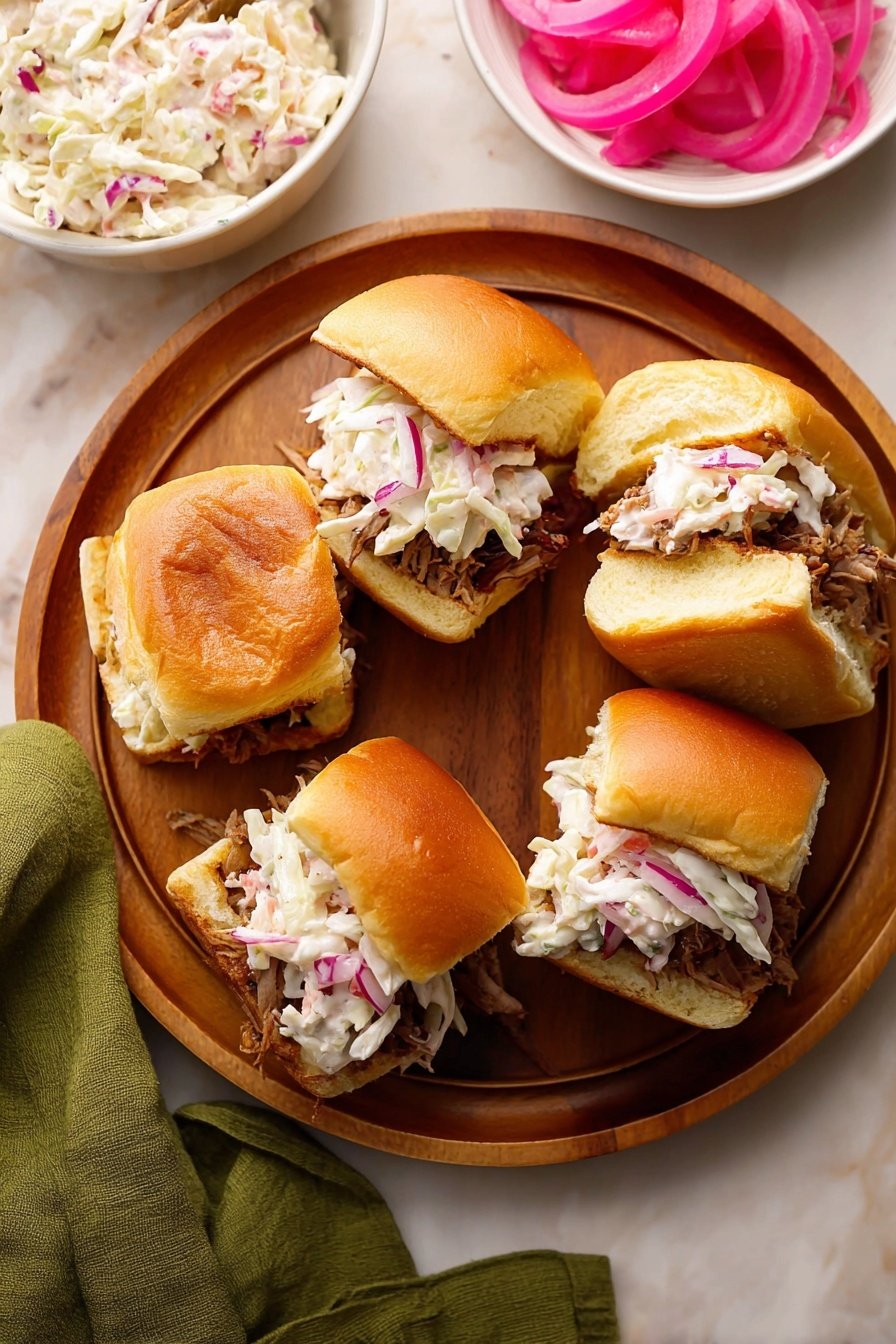 Leftover Turkey Sliders with Cranberry BBQ Sauce Recipe - Serving Suggestion