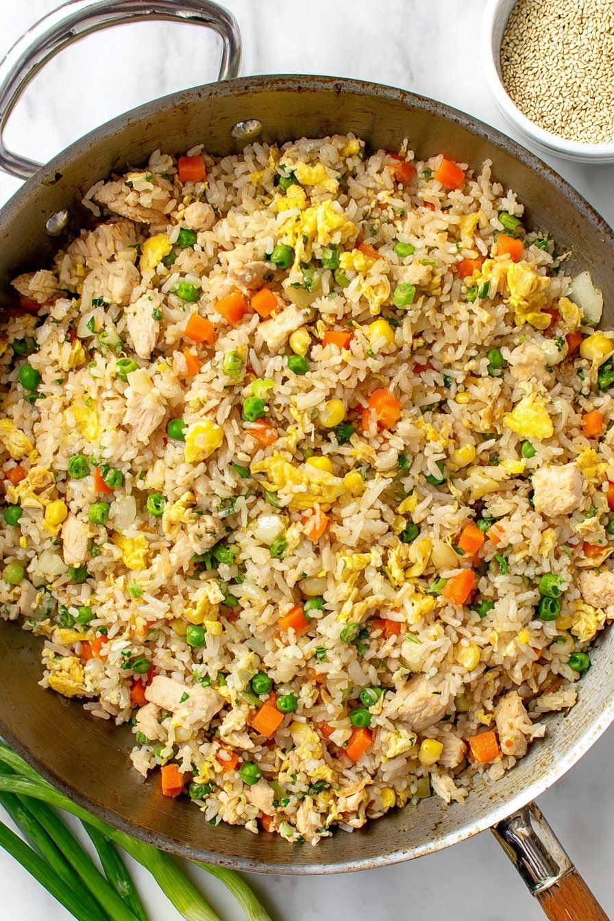 Leftover Turkey Fried Rice Recipe - Recipe Step