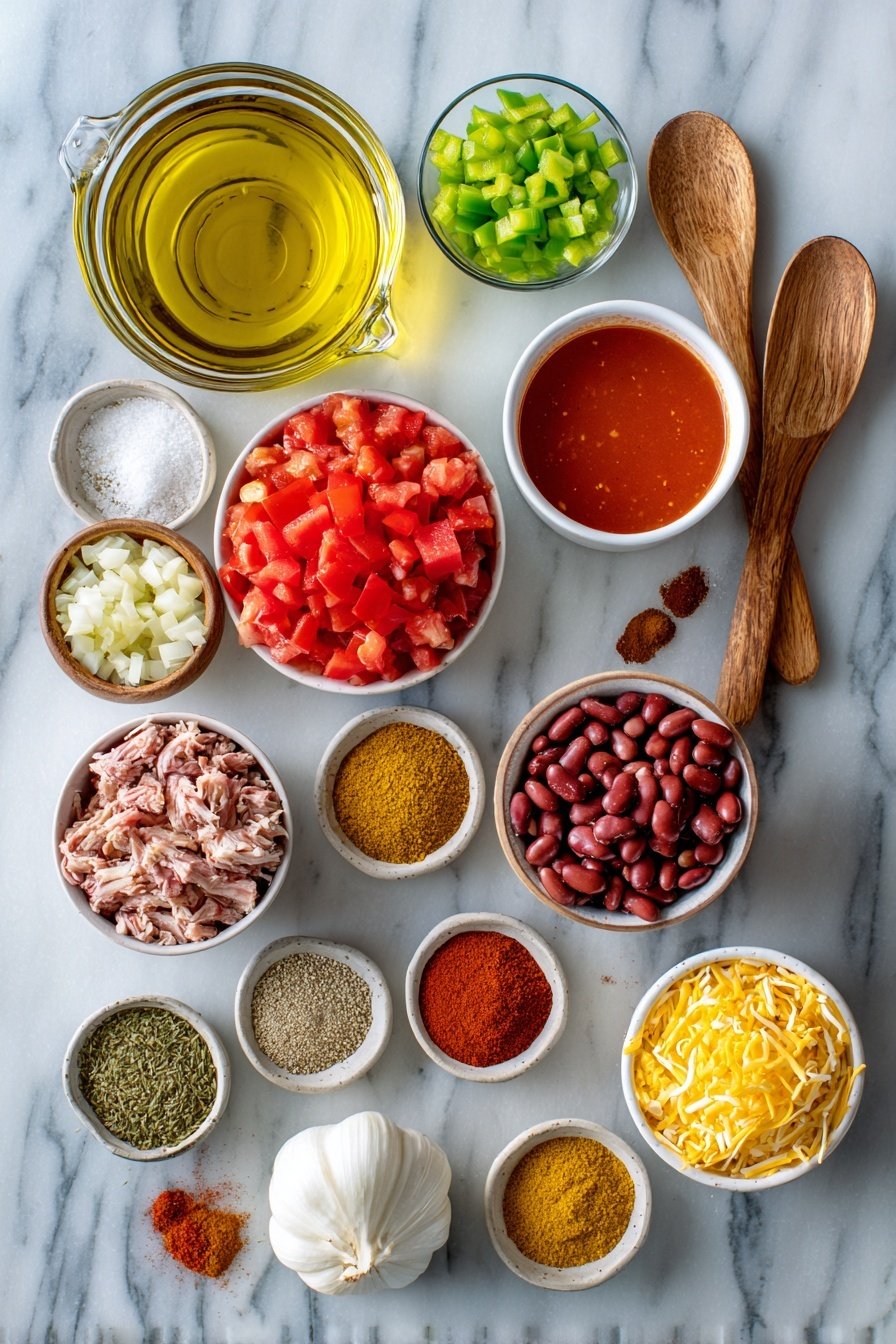 Leftover Turkey Chili Recipe - Ingredients