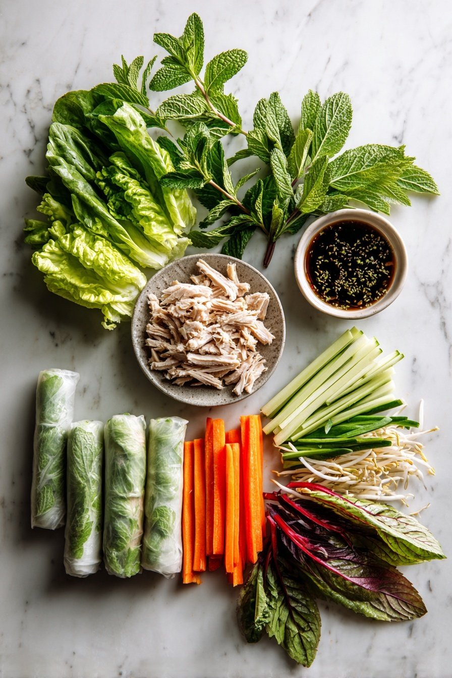 Leftover Turkey Spring Rolls Recipe - Ingredients