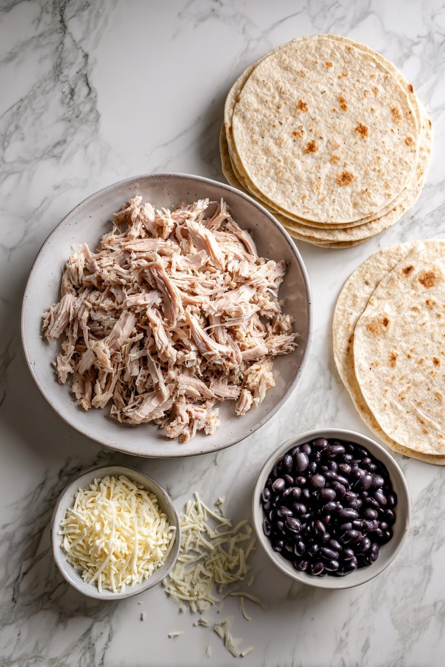 Leftover Turkey Quesadillas with Black Beans Recipe - Ingredients