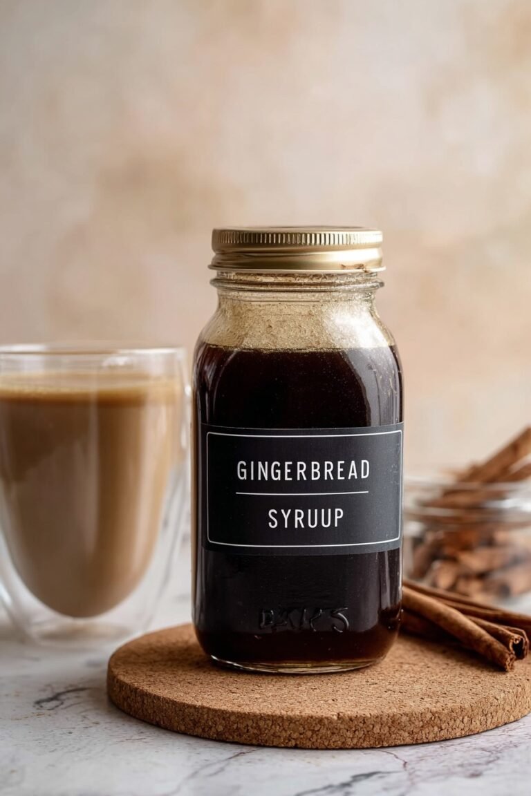 Gingerbread Syrup for Coffee Recipe