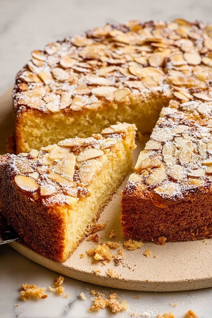 Cardamom Almond Cake Recipe