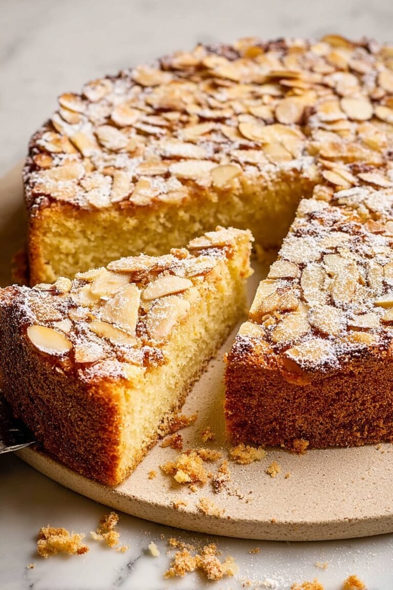 Cardamom Almond Cake Recipe